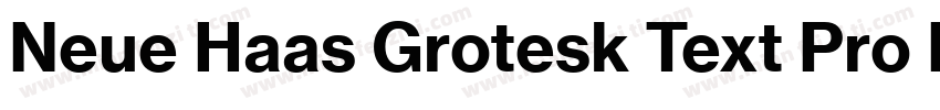 Neue Haas Grotesk Text Pro Regular字体转换